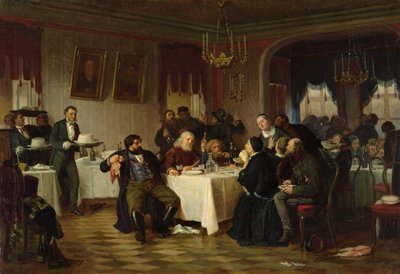 The Restaurant by Firs Sergeevich Zhuravlev